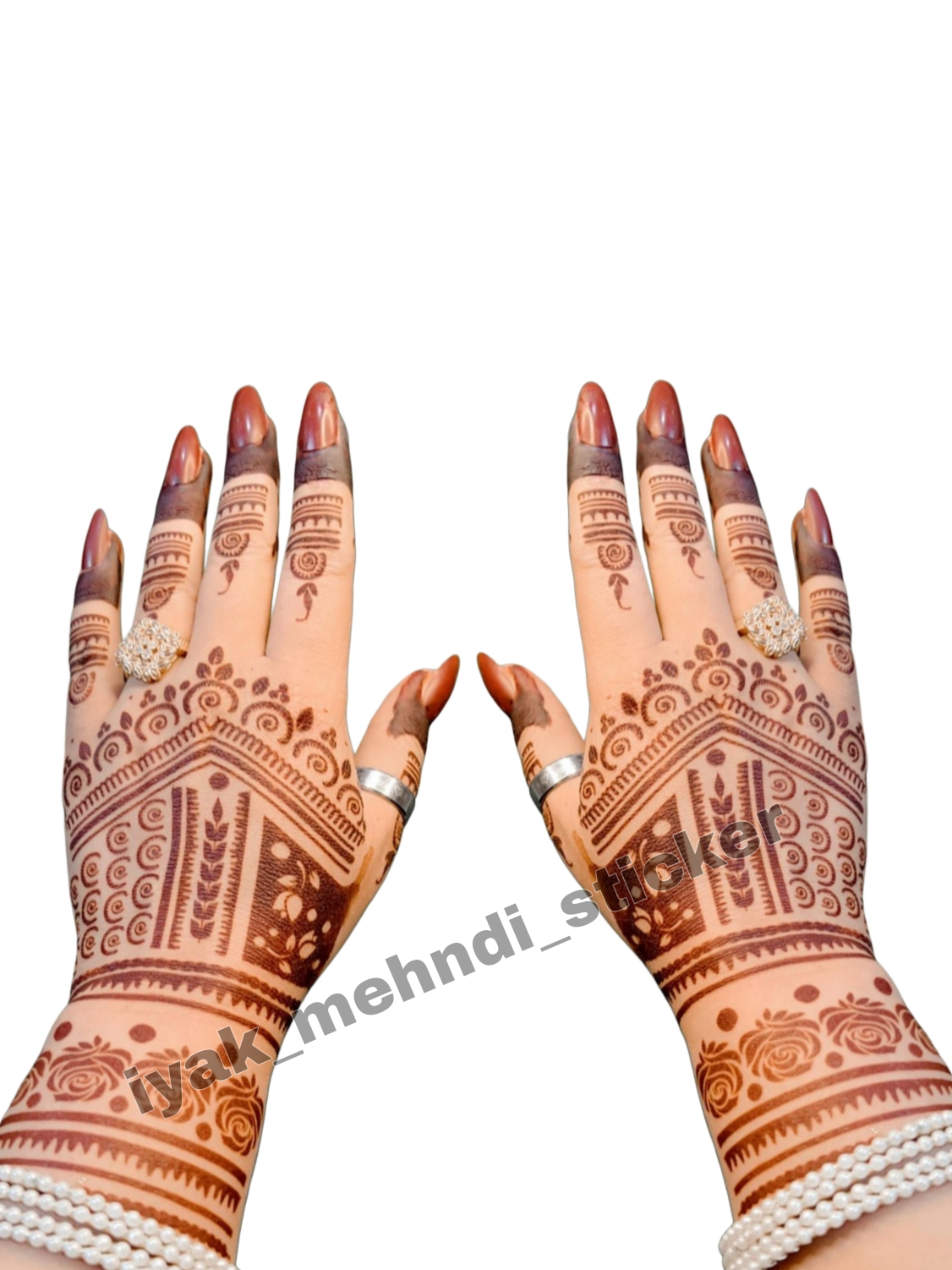 Bridal BH13 Mehindi Sticker (Only Sticker)