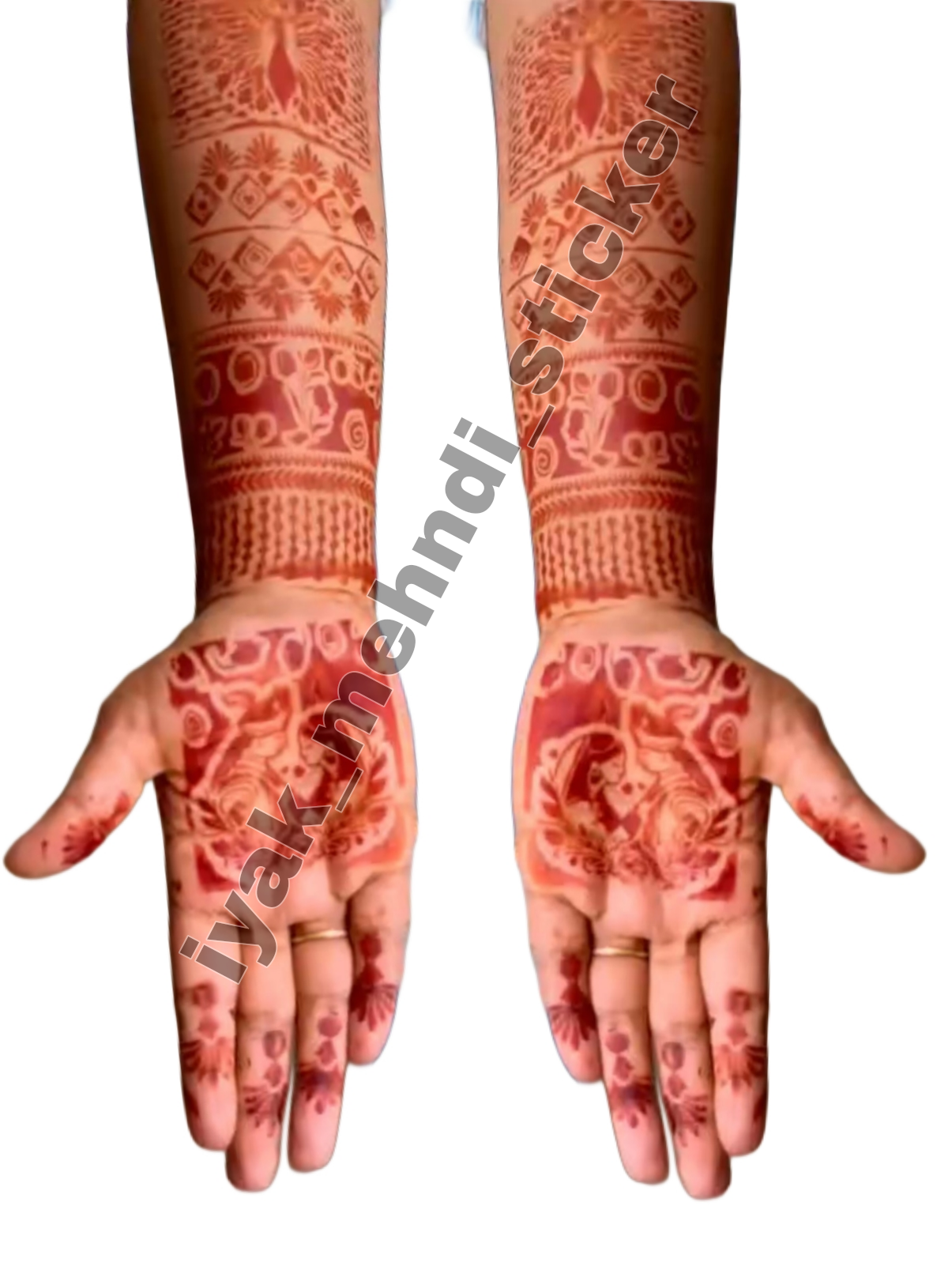 Bridal BH1 Mehindi Sticker (Only Sticker)
