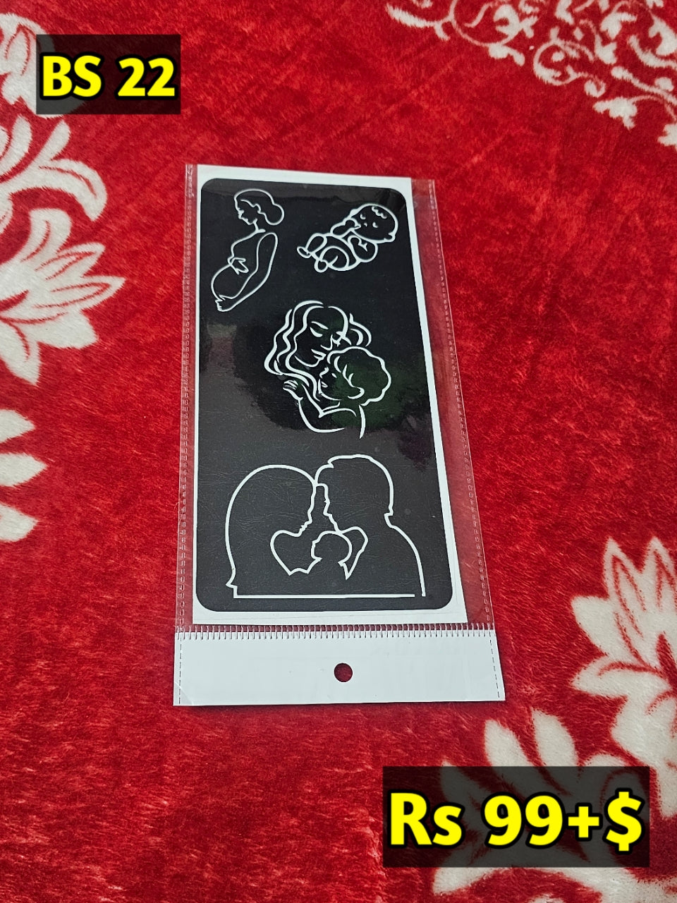 Semi Baby Shower BS22 Mehindi Sticker (Only Sticker)