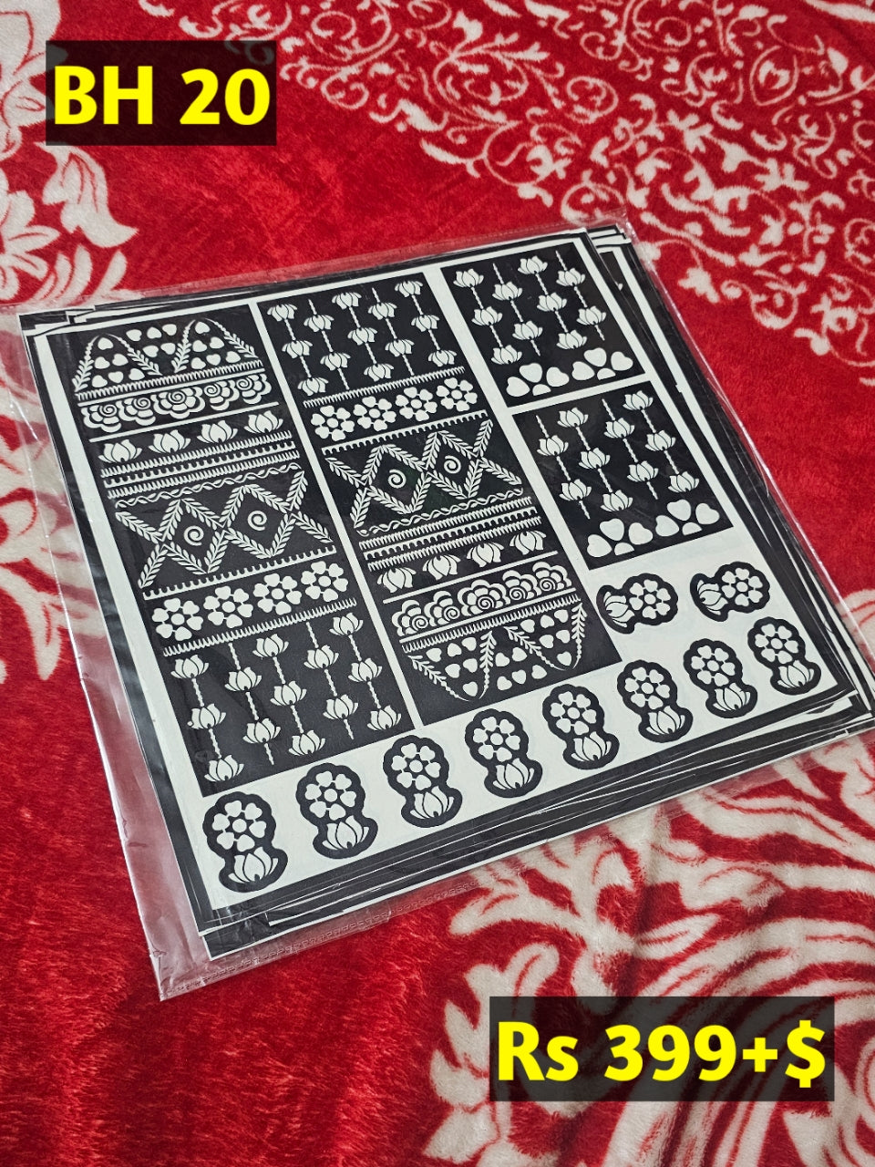 Bridal BH20 Mehindi Sticker (Only Sticker)