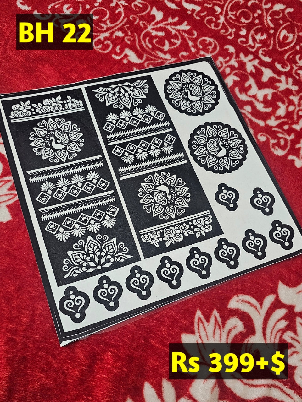 Bridal BH22 Mehindi Sticker (Only Sticker)