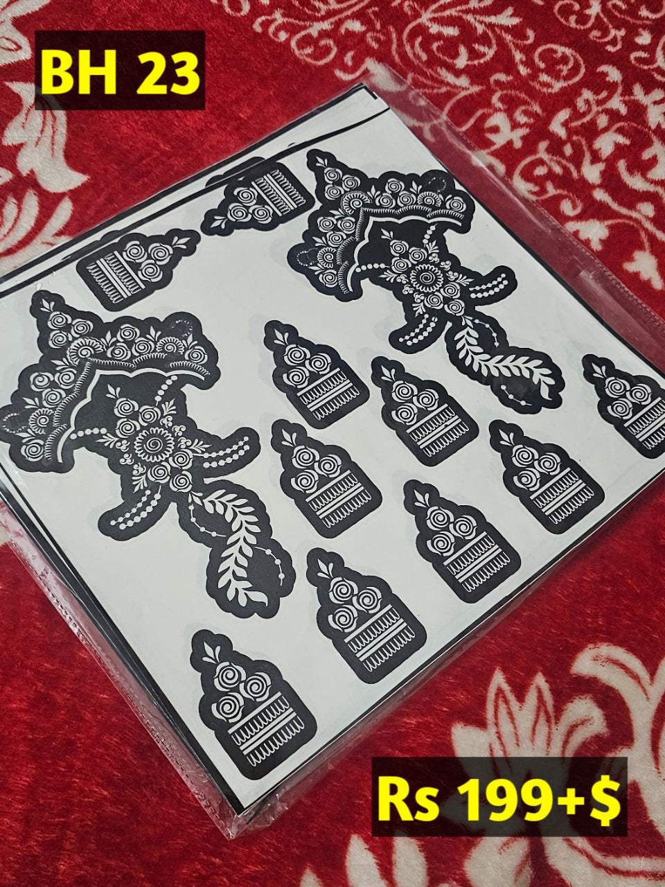 Bridal BH23 Mehindi Sticker (Only Sticker)