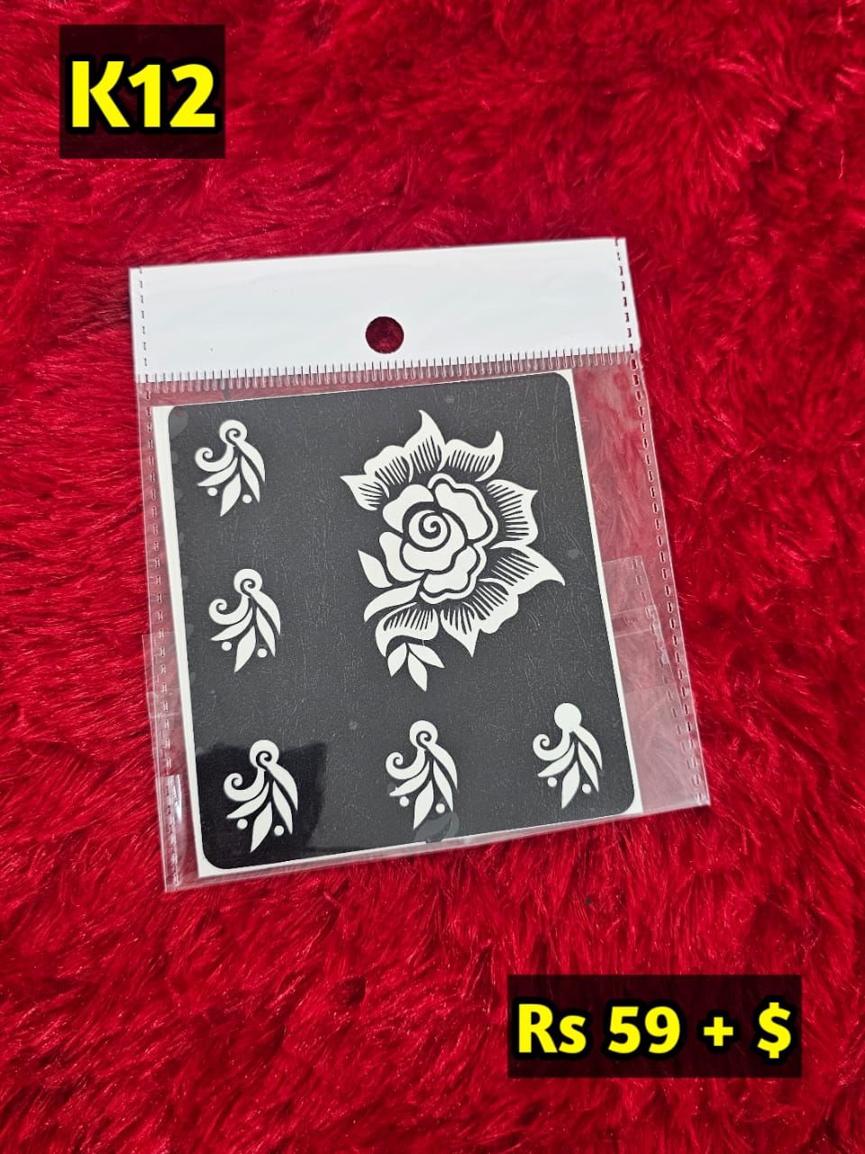 Kids K12 Mehindi Sticker (Only Sticker)