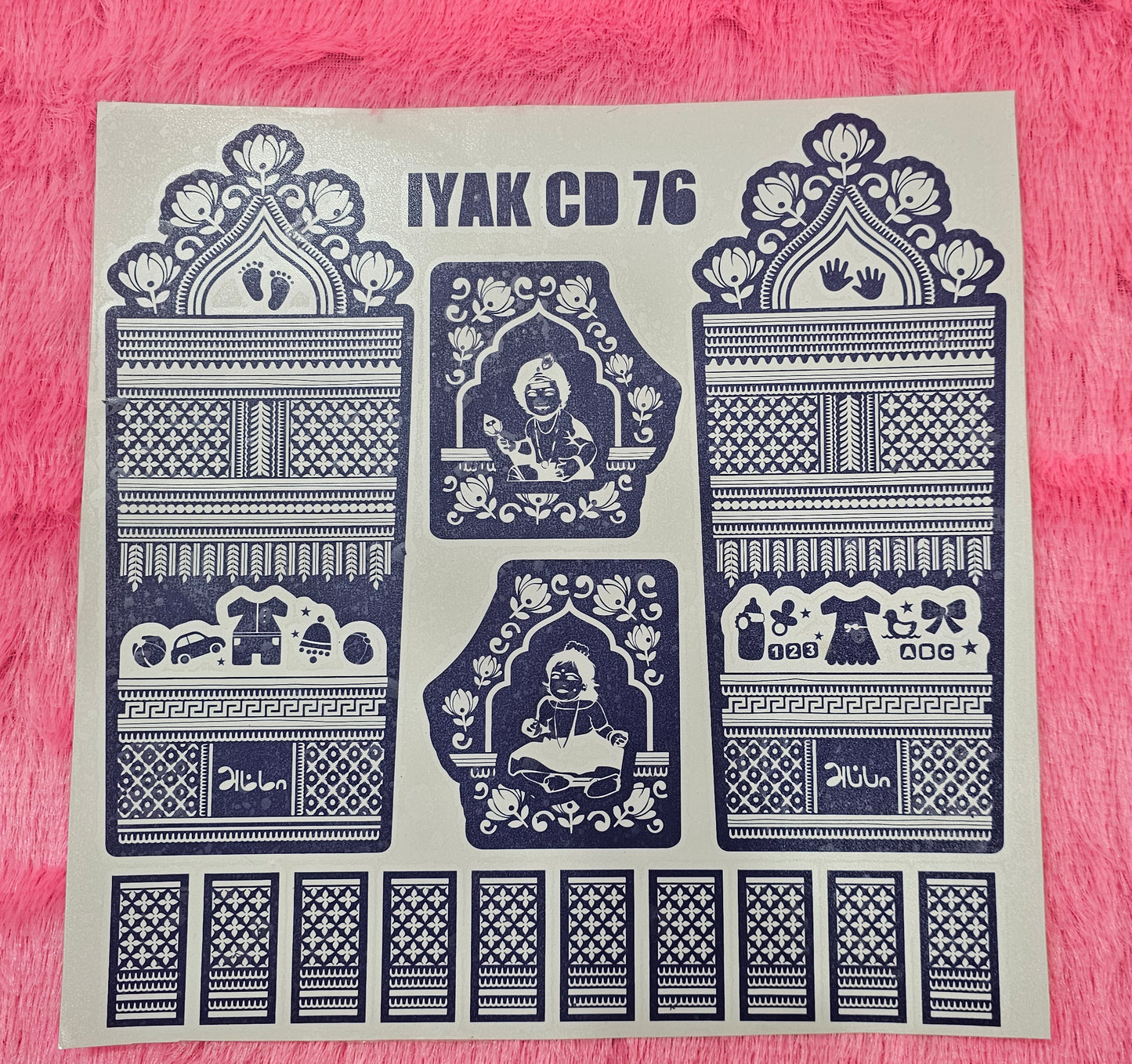 CUSTOMISED DESIGN IYAK CD76 (only Sticker)