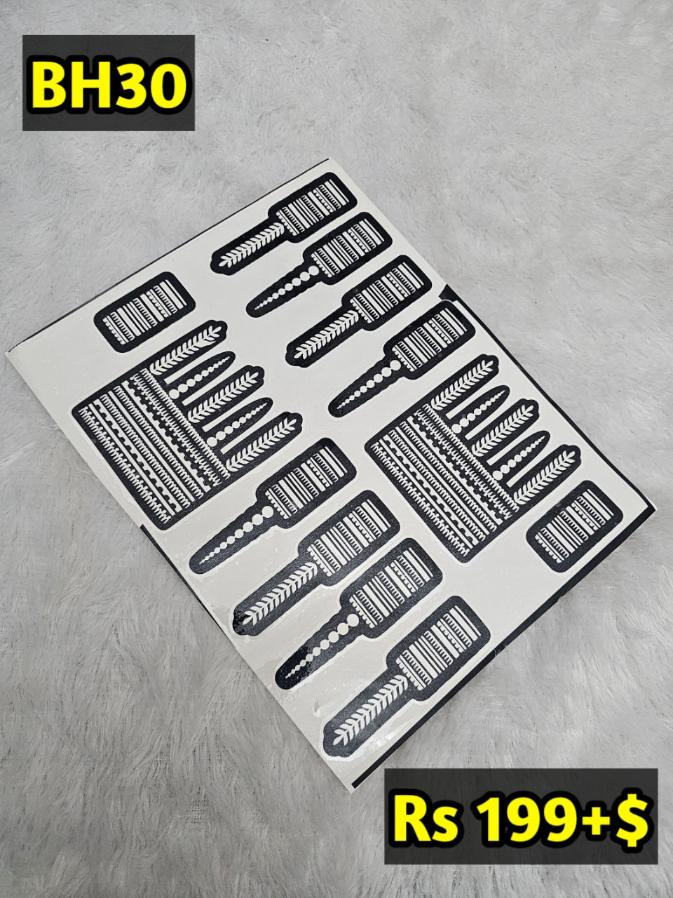 Bridal BH30 Mehindi Sticker (Only Sticker)