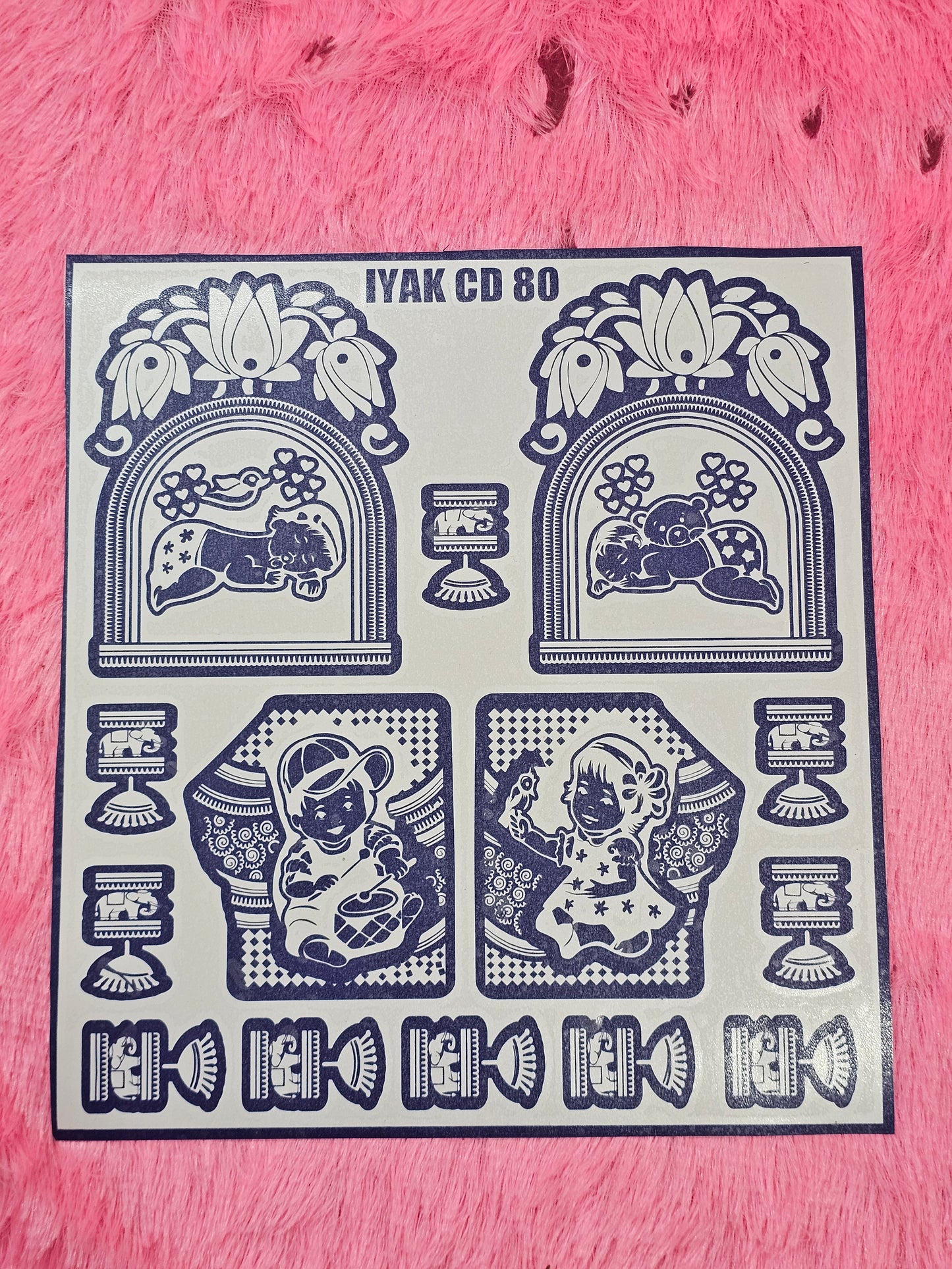 CUSTOMISED DESIGN IYAK CD80 (only Sticker)