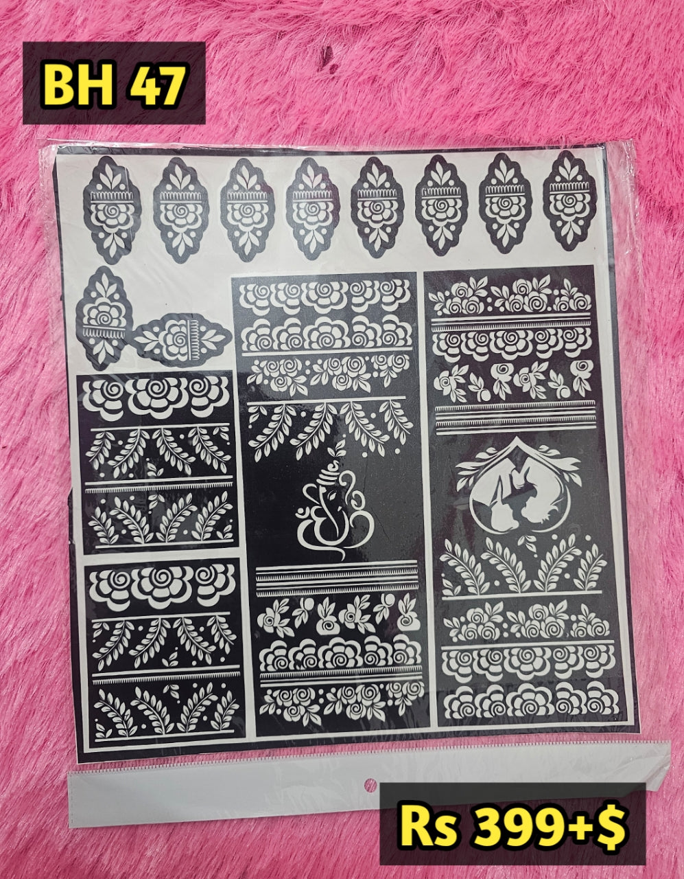 Bridal BH47 Mehindi Sticker (Only Sticker)