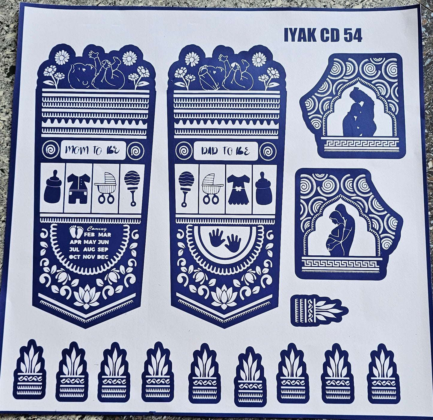 CUSTOMISED DESIGN IYAK CD54 (only Sticker)