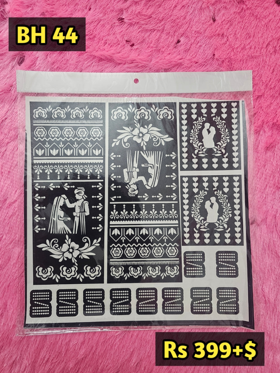 Bridal BH44 Mehindi Sticker (Only Sticker)