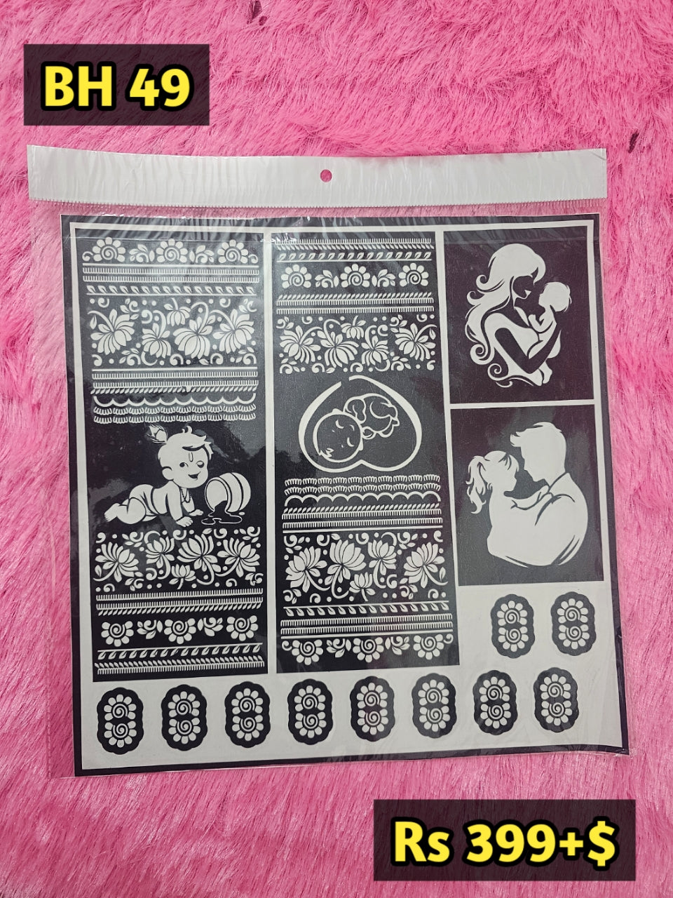 Bridal BH49 Mehindi Sticker (Only Sticker)