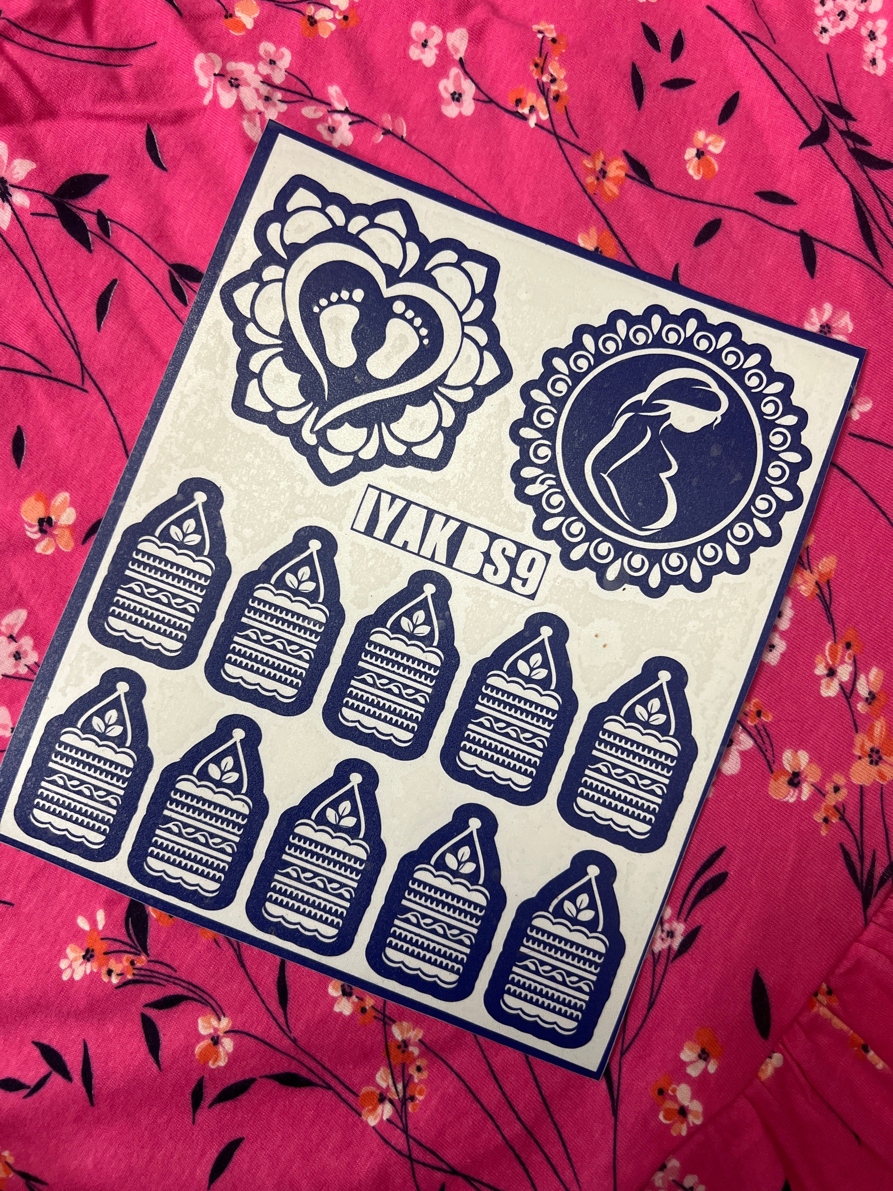 CUSTOMISED DESIGN IYAK BS9 (only Sticker)