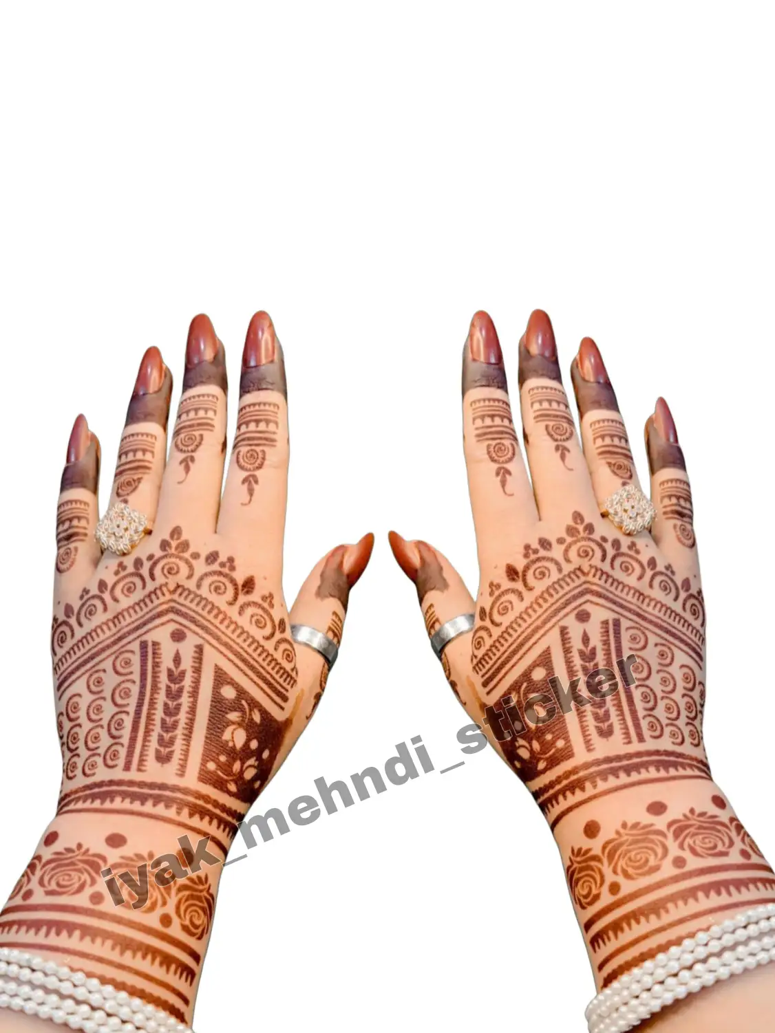 Bridal BH13 Mehindi Sticker (Only Sticker)