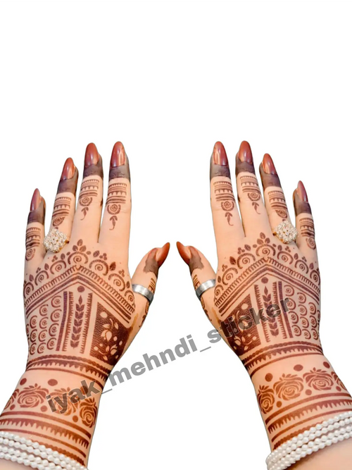 Bridal BH13 Mehindi Sticker (Only Sticker)