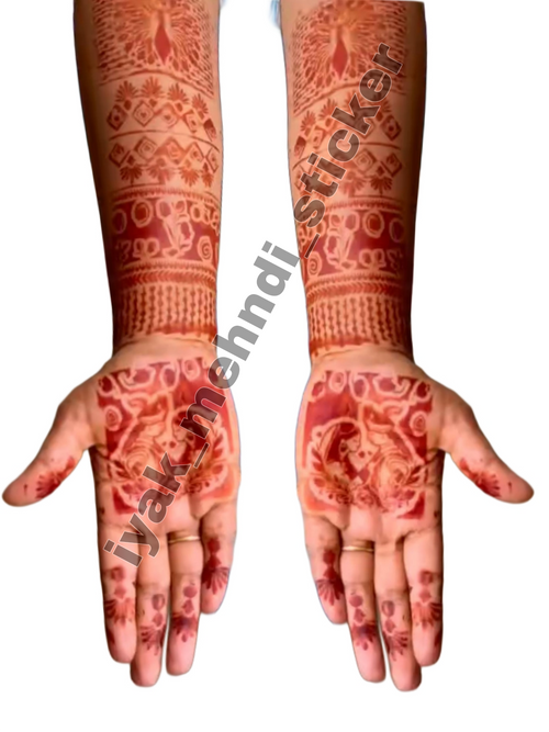 Bridal BH1 Mehindi Sticker (Only Sticker)