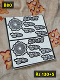 Semi Bridal B80 Mehindi Sticker (Only Sticker)
