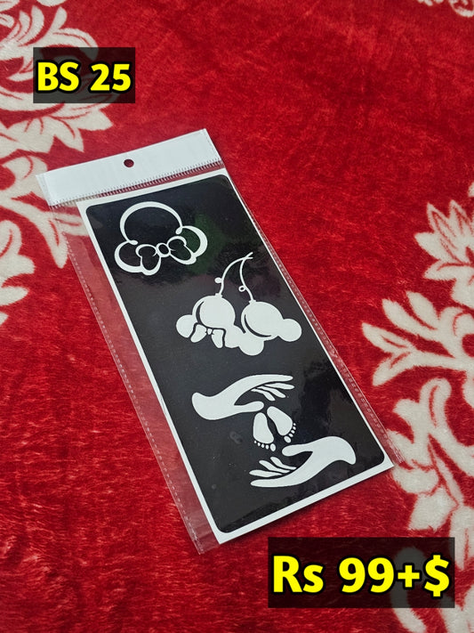 Semi Baby Shower BS25 Mehindi Sticker (Only Sticker)