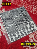 Bridal BH17 Mehindi Sticker (Only Sticker)