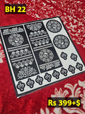 Bridal BH22 Mehindi Sticker (Only Sticker)