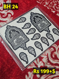 Bridal BH24 Mehindi Sticker (Only Sticker)