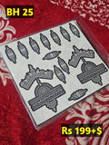 Bridal BH25 Mehindi Sticker (Only Sticker)