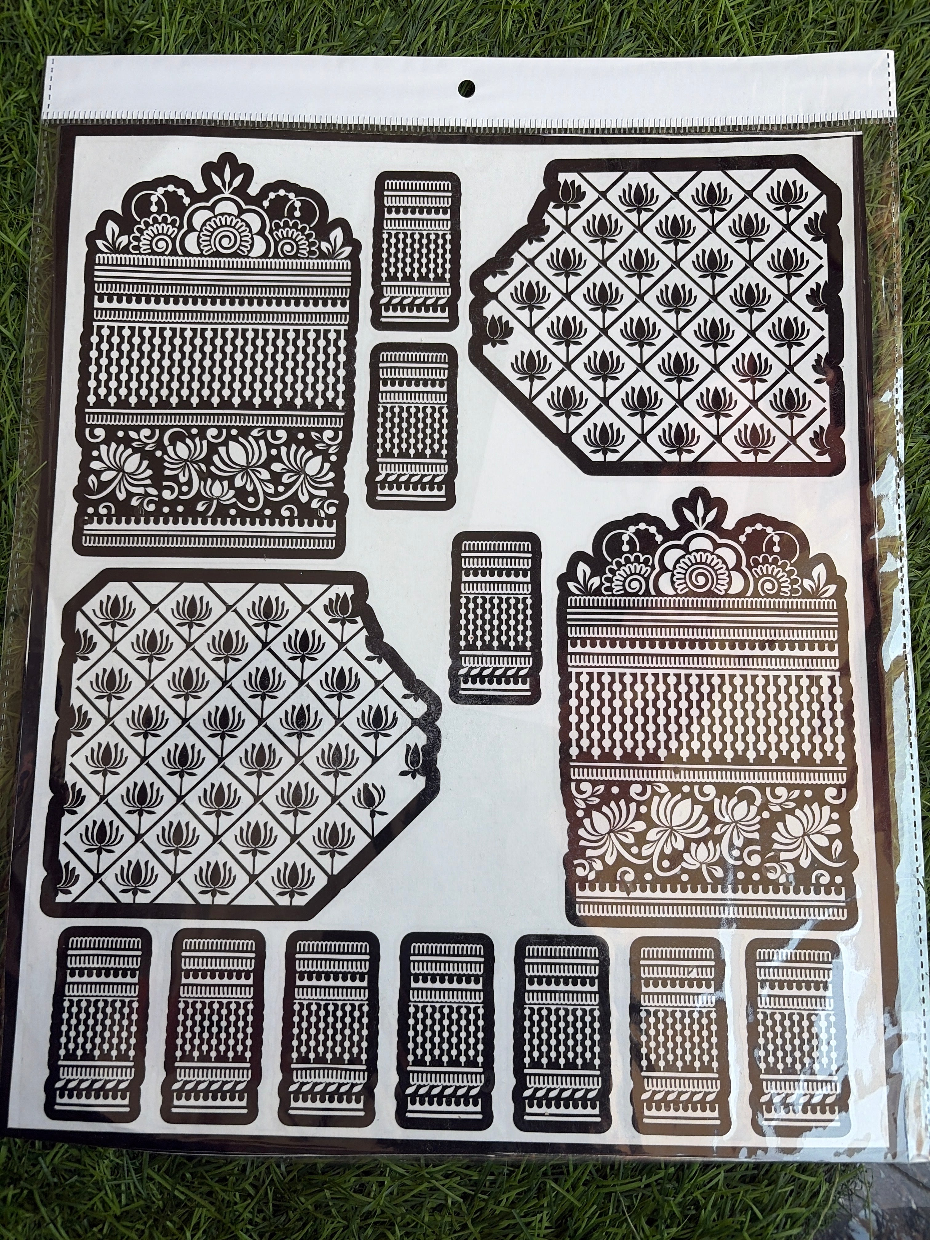 Bridal BM23 Mehindi Sticker (Only Sticker)