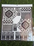 Bridal BM22 Mehindi Sticker (Only Sticker)