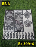 Baby Shower BB3 Mehindi Sticker (Only Sticker)