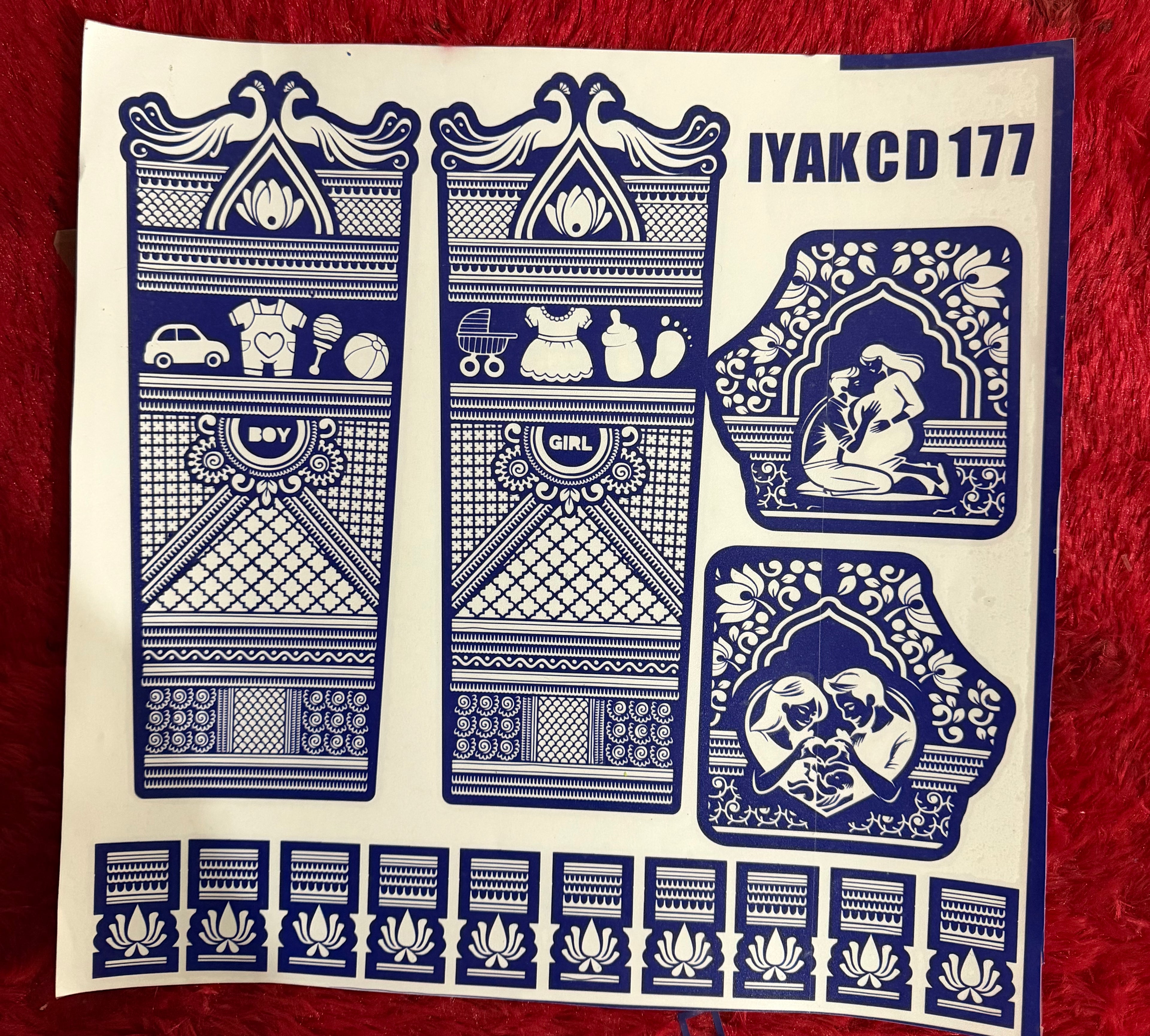 CUSTOMISED DESIGN IYAK CD177 (only Sticker)