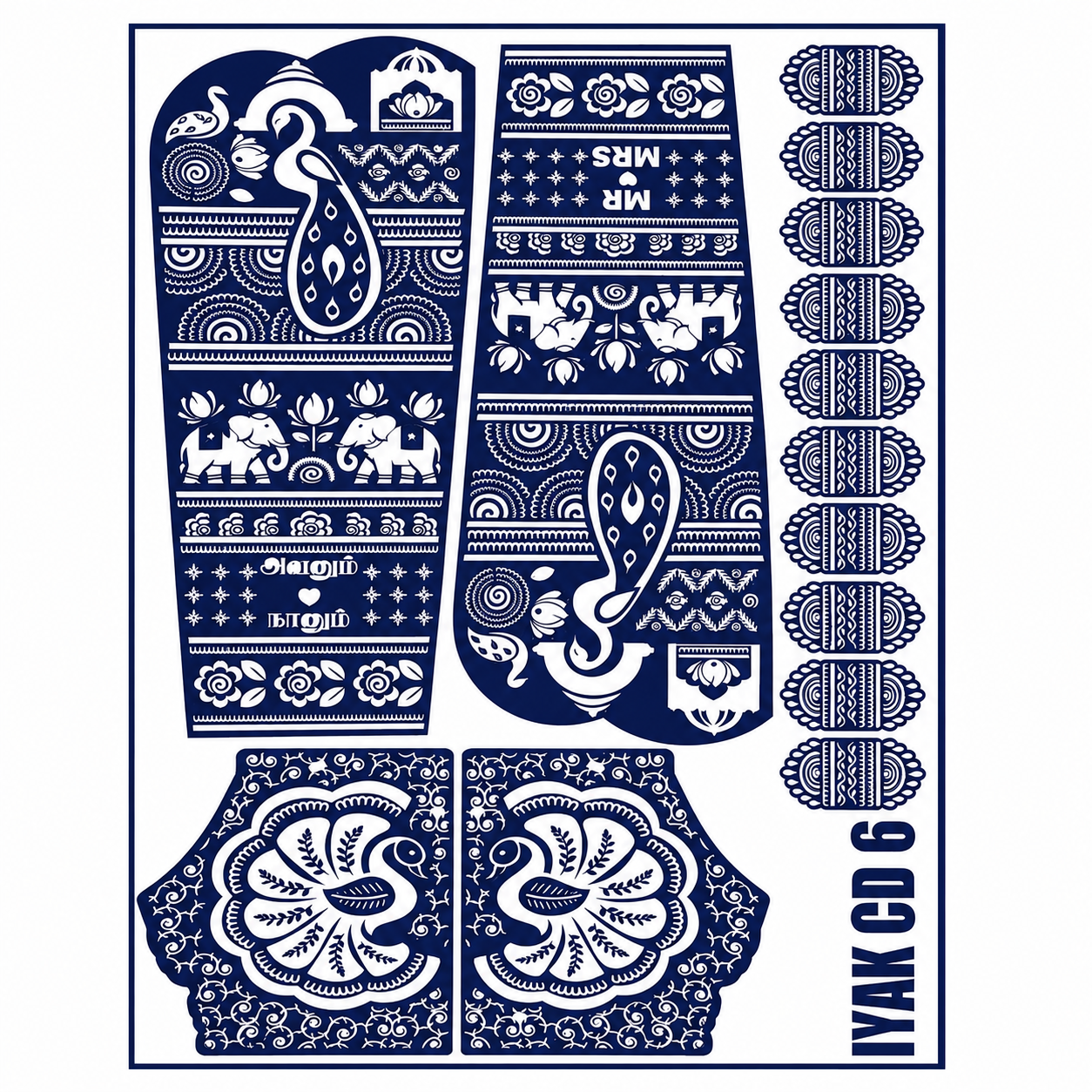 CUSTOMISED DESIGN IYAK CD6 (only Sticker) Dispatch time within 24 hr🥳