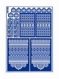 Semi Bridal Leg Mehindi Sticker LBS1 (Only Sticker)