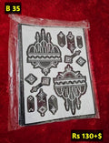 Semi Bridal B35 Mehindi Sticker (Only Sticker)