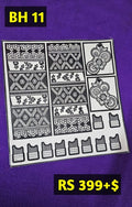 Bridal BH11 Mehindi Sticker (Only Sticker)