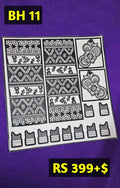 Bridal BH11 Mehindi Sticker (Only Sticker)