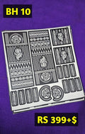 Bridal BH10 Mehindi Sticker (Only Sticker)