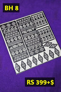 Bridal BH8 Mehindi Sticker (Only Sticker)