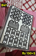 Semi Bridal B47 Mehindi Sticker (Only Sticker)