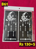 Semi Bridal B61 Mehindi Sticker (Only Sticker)