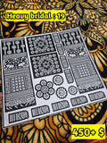 Heavy Bridal HB19 Mehindi Sticker (Only Sticker)