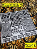 Heavy Bridal HB19 Mehindi Sticker (Only Sticker)