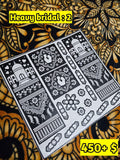 Heavy Bridal HB2 Mehindi Sticker (Only Sticker)