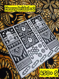 Heavy Bridal HB2 Mehindi Sticker (Only Sticker)