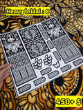 Heavy Bridal HB8 Mehindi Sticker (Only Sticker)