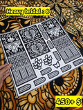 Heavy Bridal HB8 Mehindi Sticker (Only Sticker)