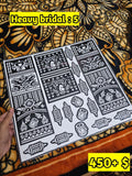 Heavy Bridal HB5 Mehindi Sticker (Only Sticker)
