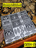 Heavy Bridal HB5 Mehindi Sticker (Only Sticker)