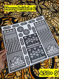 Heavy Bridal HB6 Mehindi Sticker (Only Sticker)
