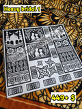 Heavy Bridal HB1 Mehindi Stickers (Only Sticker)