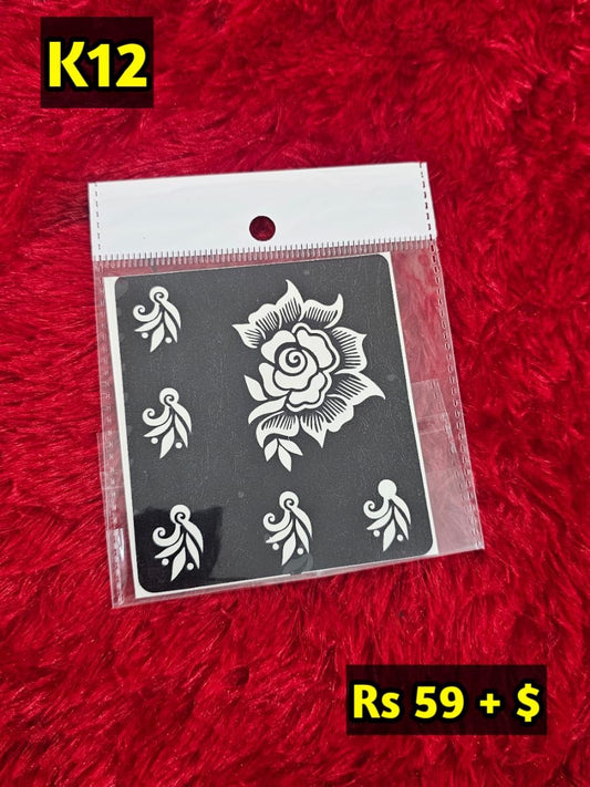 Kids K12 Mehindi Sticker (Only Sticker)