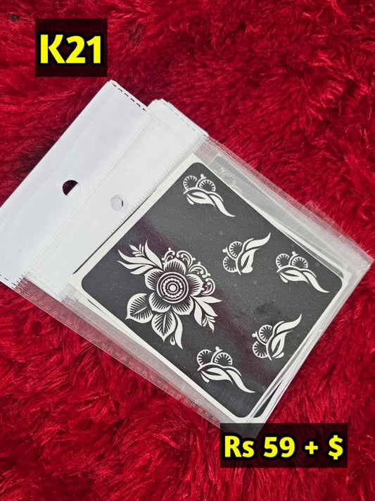 Kids K21 Mehindi Sticker (Only Sticker)