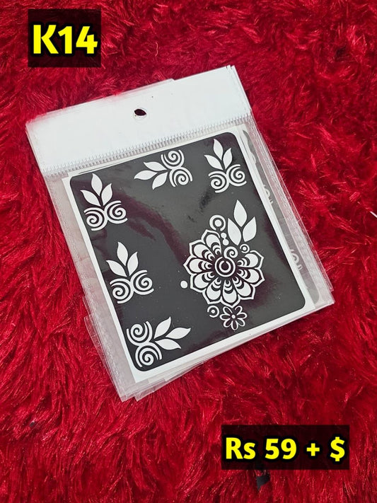Kids K14 Mehindi Sticker (Only Sticker)